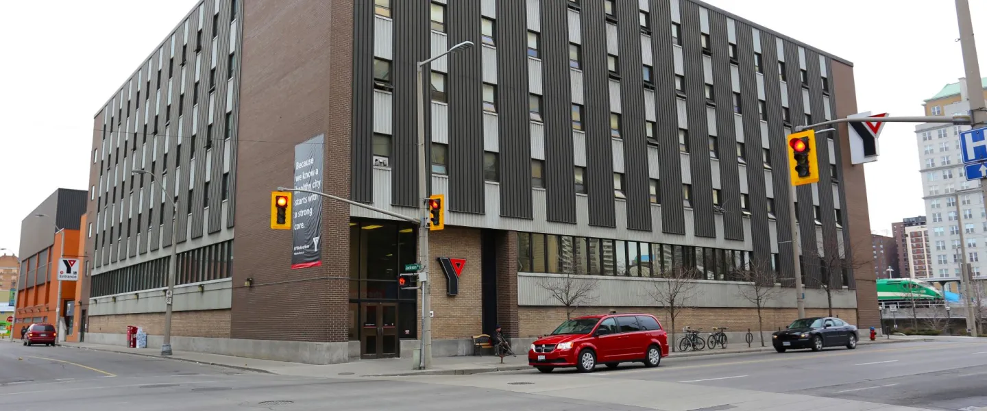 Exterior of the Hamilton Downtown Family YMCA