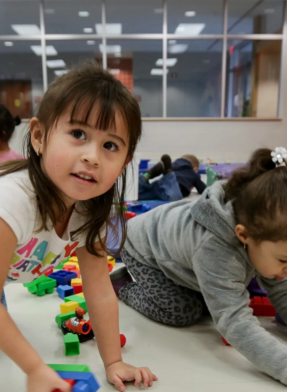Children participating in Playtime program